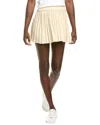 To My Lovers Pleated Mini Skirt In White