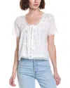 To My Lovers Solid Top In White