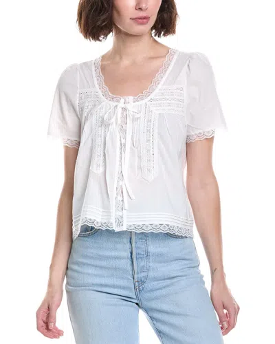To My Lovers Solid Top In White