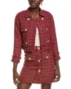 To My Lovers Tweed Jacket In Red