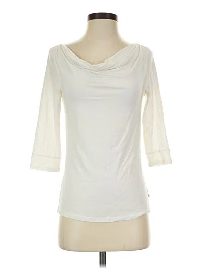Pre-owned Toad And Co 3/4 Sleeve Top Ivory Cowl Neck Tops