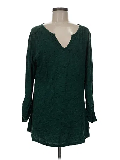 Pre-owned Toad And Co 3/4 Sleeve T-shirt In Green
