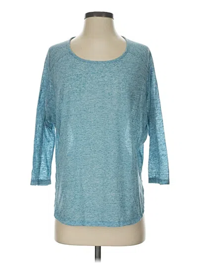Pre-owned Toad And Co 3/4 Sleeve T-shirt In Teal