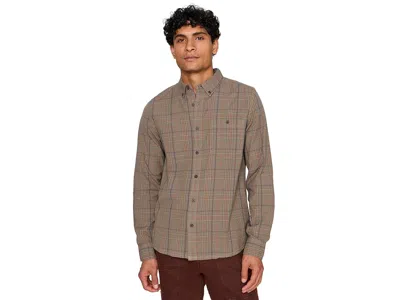 Toad And Co Airscape Long Sleeve Shirt Men's T Shirt Sandstone Pattern: 2xl, Cotton