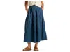 Toad And Co Airscape Midi Skirt In Blue
