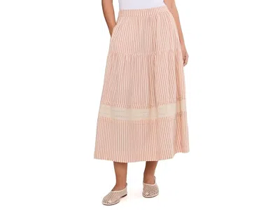 Toad And Co Airscape Midi Skirt In Pink