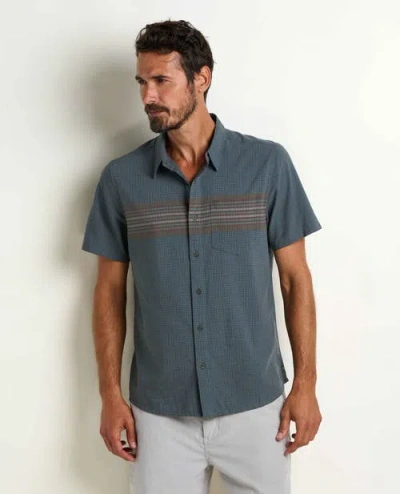 Toad And Co Toad & Co Airscape Short Sleeve Shirt In Blue