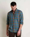 Toad And Co Toad & Co Airsmyth Long Sleeve Shirt In Blue