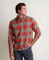 Toad And Co Toad & Co Airsmyth Long Sleeve Shirt In Red
