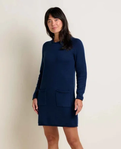 Toad And Co Toad & Co Alpineglo Sweater Dress In Blue
