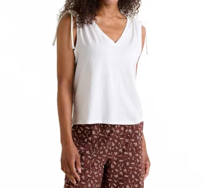 TOAD AND CO ANZA CINCH TANK TOP IN EGRET