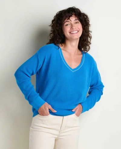 Toad And Co Toad & Co Bianca Pullover In Blue