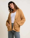 Toad And Co Bianca Shaker Cardigan In Brown