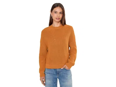 Toad And Co Bianca Shaker Crew Sweater Women's Sweatshirt Sunset: Sm, Cotton