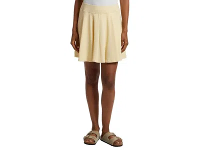 Toad And Co Birdie Skort Women's Skort Barley Texture: Lg One Size In Yellow