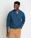 Toad And Co Bitterroot Long Sleeve Henley In Blue