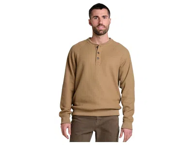 Toad And Co Bitterroot Long Sleeve Henley In Brown