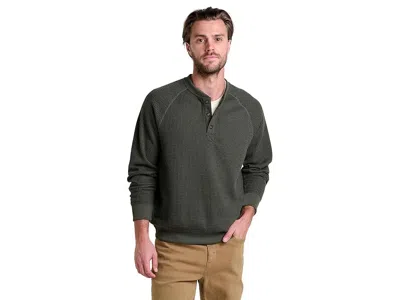 Toad And Co Bitterroot Long Sleeve Henley In Green