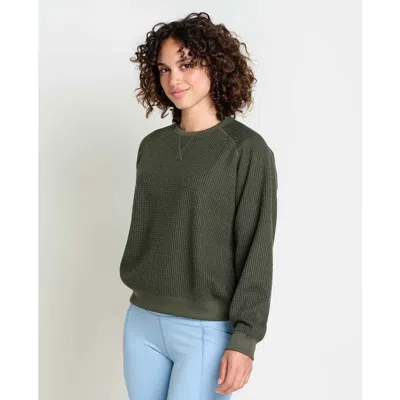 Toad And Co Toad & Co Bitterroot Long Sleeve Pullover In Green