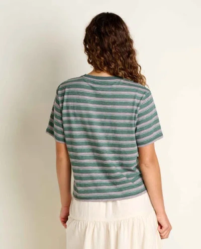 Toad And Co Boundless Jersey Short Sleeve Crew In Multi