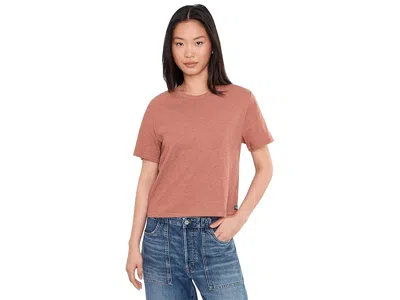 Toad And Co Boundless Jersey Short Sleeve Crew In Brown