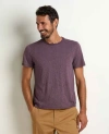 Toad And Co Boundless Jersey Short Sleeve Crew In Purple