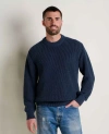 Toad And Co Toad & Co Butte Crew Sweater In Blue
