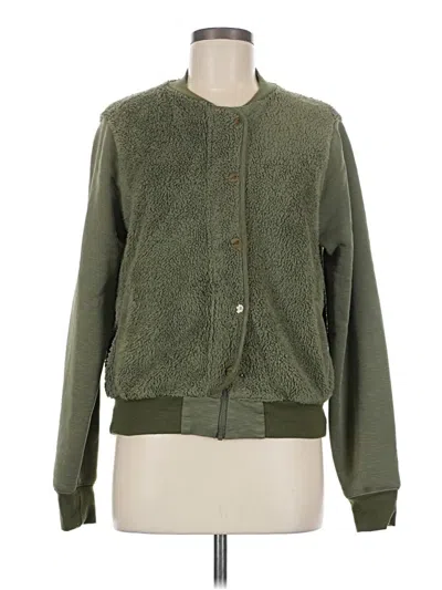 Pre-owned Toad And Co Cardigan Sweater In Green