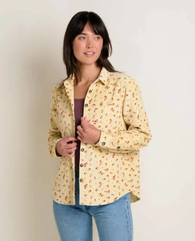 Toad And Co Cascadia Long Sleeve Shirt In Yellow