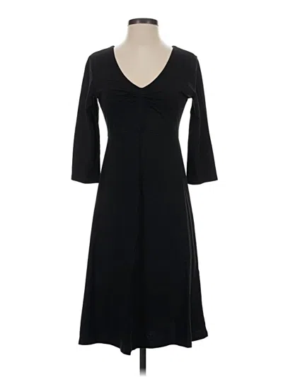 Pre-owned Toad And Co Casual Dress In Black