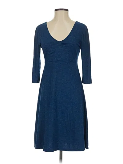 Pre-owned Toad And Co Casual Dress In Blue