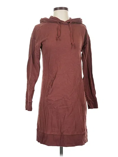 Pre-owned Toad And Co Casual Dress In Brown
