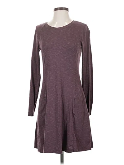 Pre-owned Toad And Co Casual Dress In Burgundy