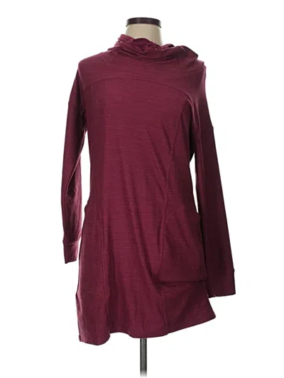 Pre-owned Toad And Co Casual Dress In Burgundy