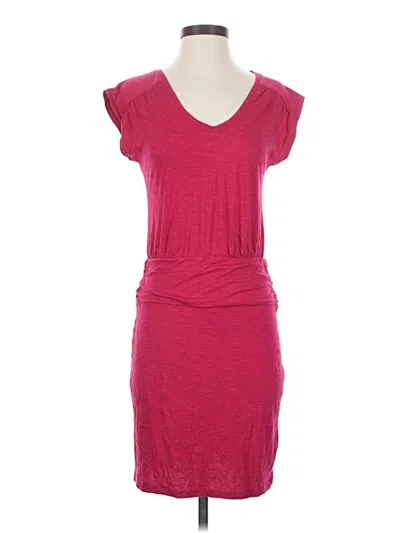 Pre-owned Toad And Co Casual Dress In Burgundy
