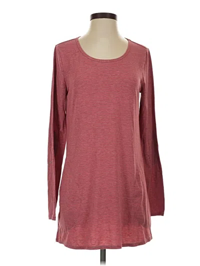 Pre-owned Toad And Co Casual Dress In Burgundy