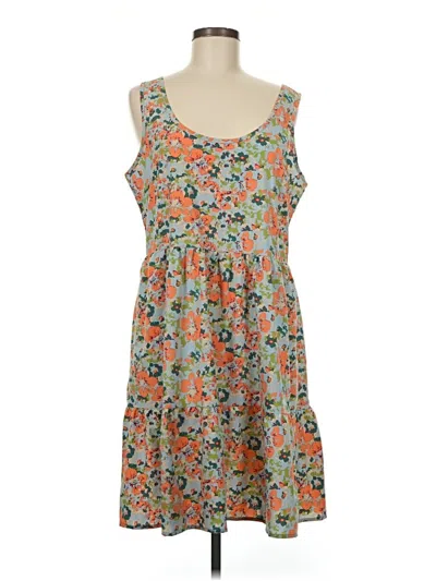 Pre-owned Toad And Co Casual Dress In Orange