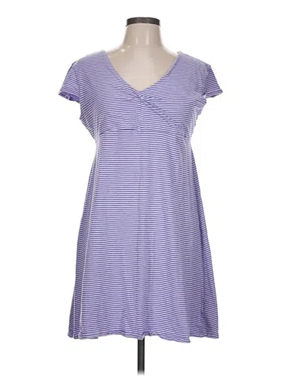 Pre-owned Toad And Co Casual Dress In Purple