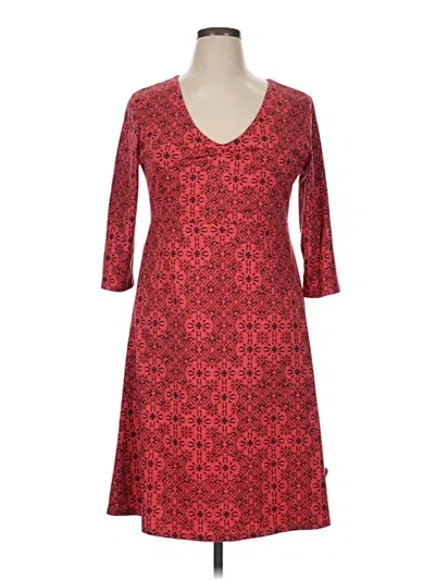 Pre-owned Toad And Co Casual Dress In Red