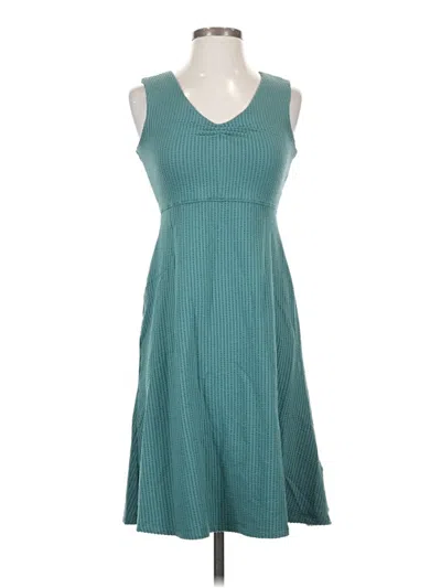 Pre-owned Toad And Co Casual Dress In Teal