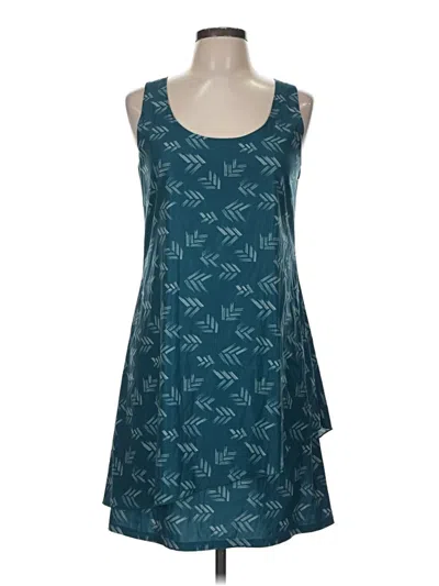 Pre-owned Toad And Co Casual Dress In Teal