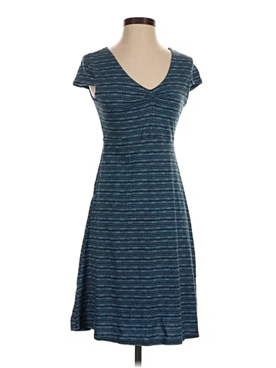 Pre-owned Toad And Co Casual Dress In Teal