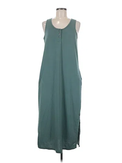 Pre-owned Toad And Co Casual Dress In Teal