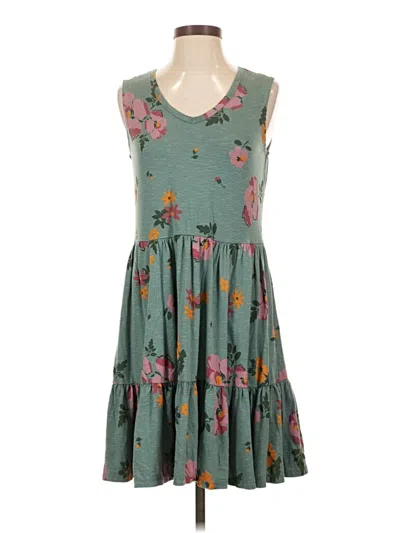 Pre-owned Toad And Co Casual Dress In Teal