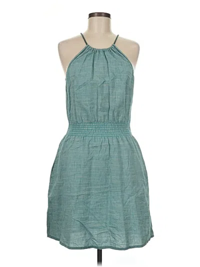 Pre-owned Toad And Co Casual Dress In Teal