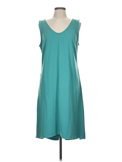 Pre-owned Toad And Co Casual Dress In Teal