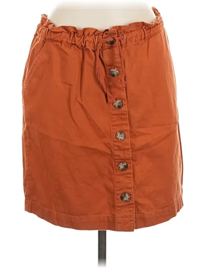 Pre-owned Toad And Co Casual Skirt In Brown