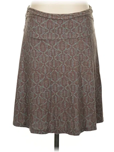 Pre-owned Toad And Co Casual Skirt In Brown