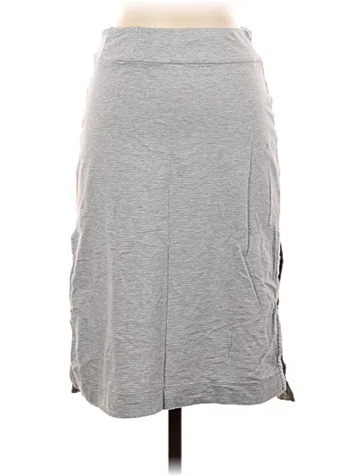 Pre-owned Toad And Co Casual Skirt In Gray