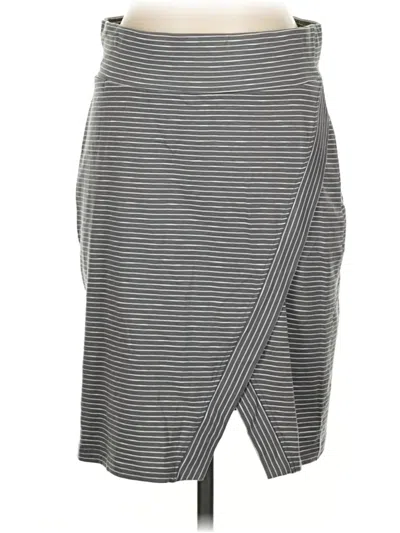 Pre-owned Toad And Co Casual Skirt In Gray